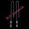 LARMADA Taille 1,5 cm Chaine Taille 5 cm Boucles d'Oreilles