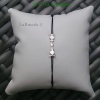 LARMADA  Taille 2 cm Bracelet sur Cordon Argent